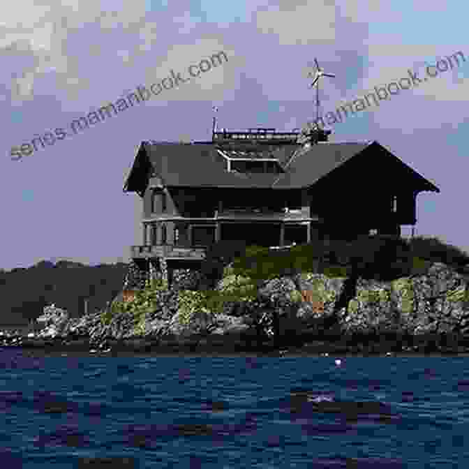 A Dilapidated House Perched Precariously On A Rocky Cliff Overlooking A Stormy Sea The House At The End Of The World