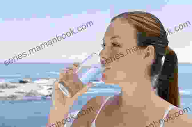 A Person Drinking A Glass Of Water. Home Remedies To Treat CONSTIPATION