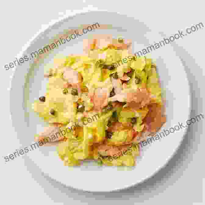 A Plate Of Scrambled Eggs With Smoked Salmon And Avocado Low Carb Cookbook: Delicious Low Carb Diet Recipes