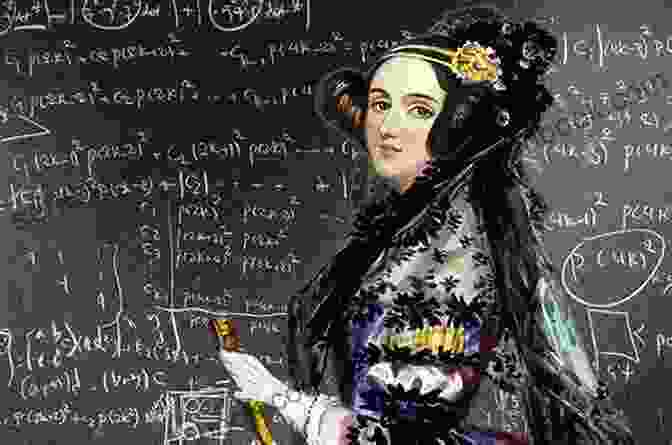 Ada Lovelace, A Woman Standing Next To A Mechanical Computer The STEAM Queens Gillian Bradshaw