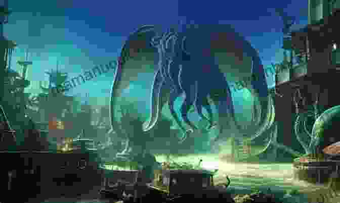 An Enigmatic Depiction Of R'lyeh, A Colossal City Submerged Beneath The Waves. Howard Lovecraft Undersea Kingdom: Preview