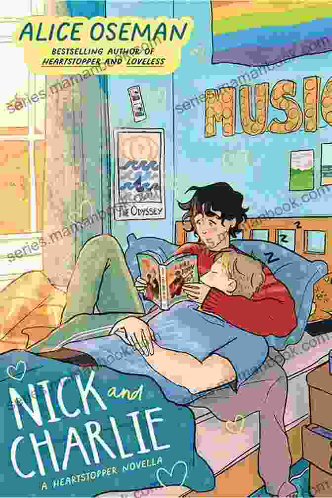 Heartstopper Graphic Novel Cover Featuring Charlie Spring And Nick Nelson Embracing Heartstopper #1: A Graphic Novel Alice Oseman