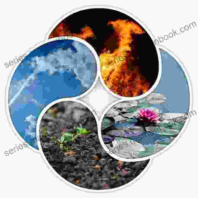 Representation Of The Four Elements: Earth, Air, Fire, And Water The Secrets Of Alchemy (Synthesis)