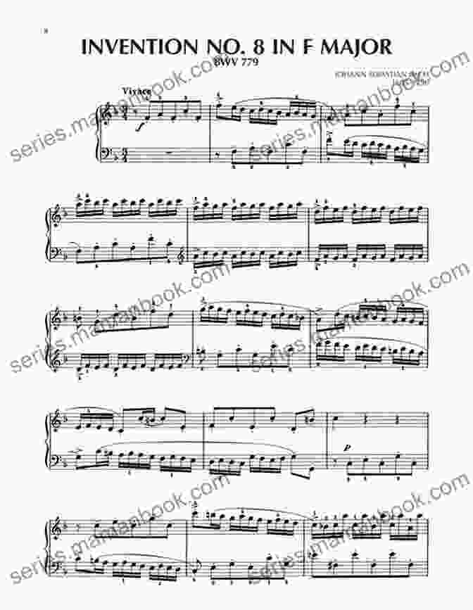 Two Part Invention No. 8 In F Major, BWV 779, Arranged For Clarinet Duet Best Of Bach For Clarinet Duet